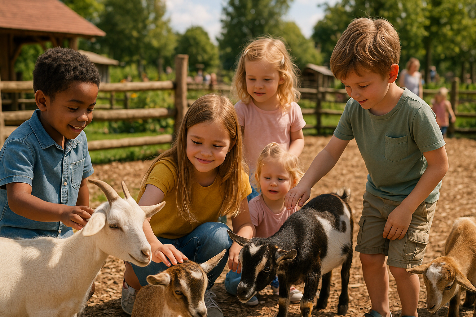 Spaß im Streichelzoo 